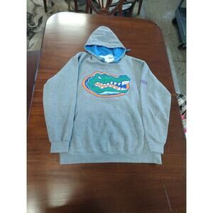 Florida Gator Hoodie Size XL Grey E5 Rn 110848